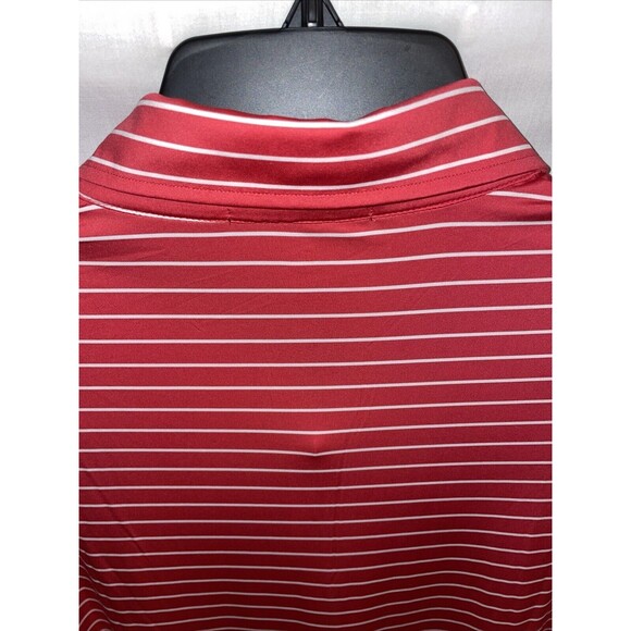 Ralph Lauren RLX Men’s Golf Polo Shirt Size 2XL Red Striped Athleisure Tennis - Picture 9 of 12